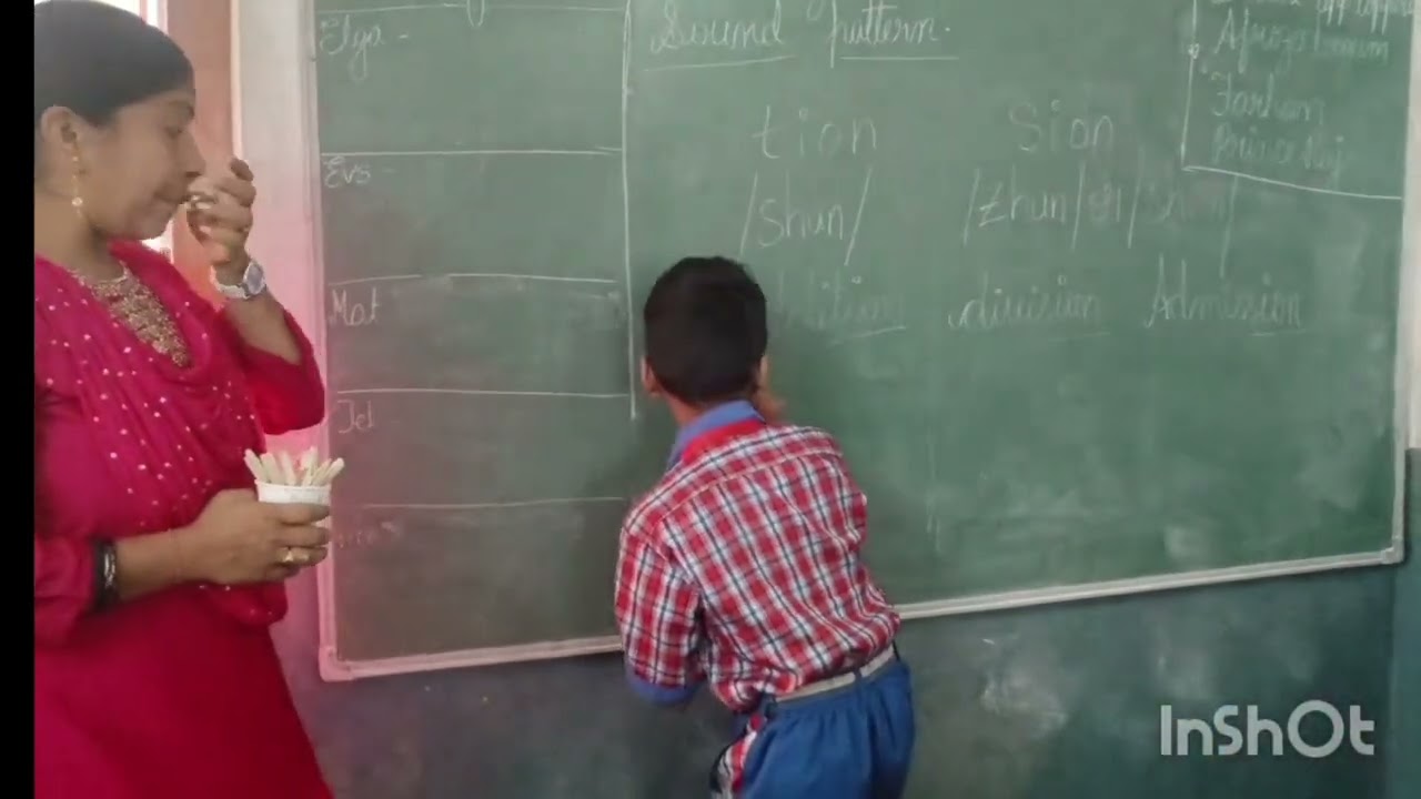 ELGA class on Advanced sound pattern of tion and sion words.