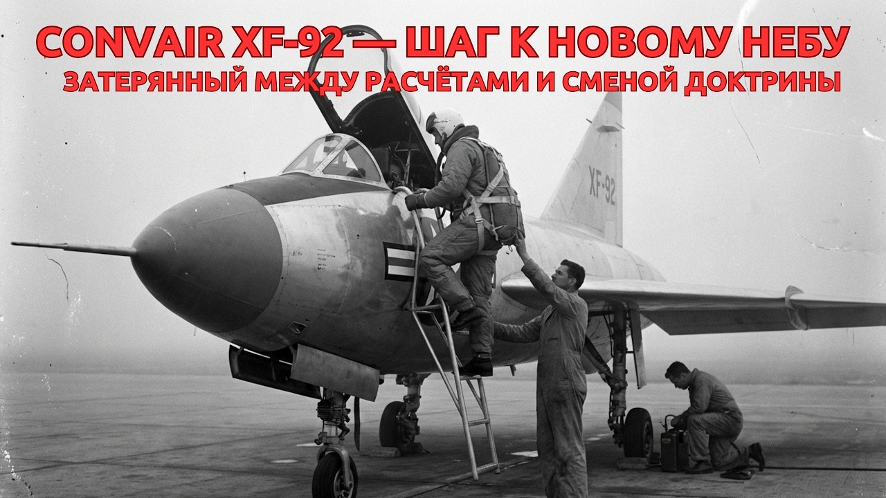 Convair XF-92 &mdash; шаг к новому небу, затерянный между расчётами и сменой доктрины