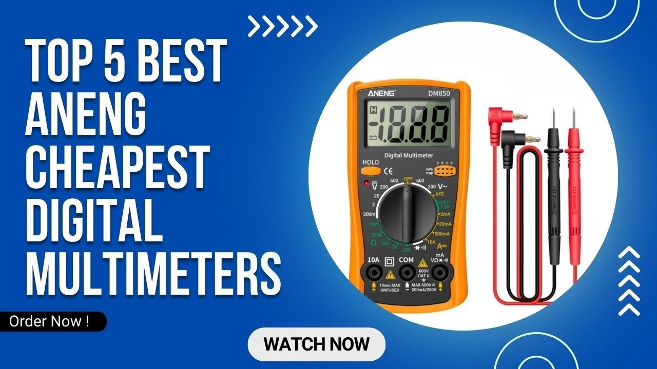 Top 5 Best ANENG Cheapest Digital Multimeters in 2026 on AliExpress