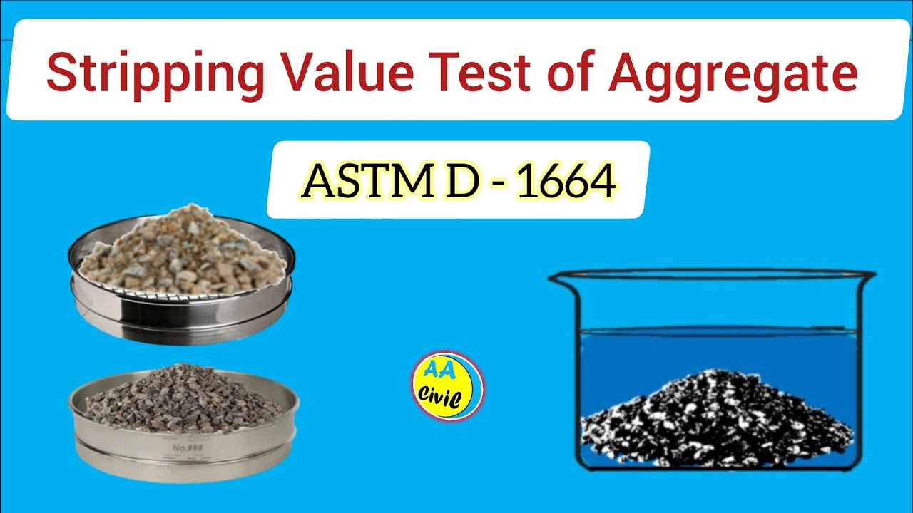 Coating and Stripping Value of Aggregate | ASTM D 1664 | All About Civil Engineer