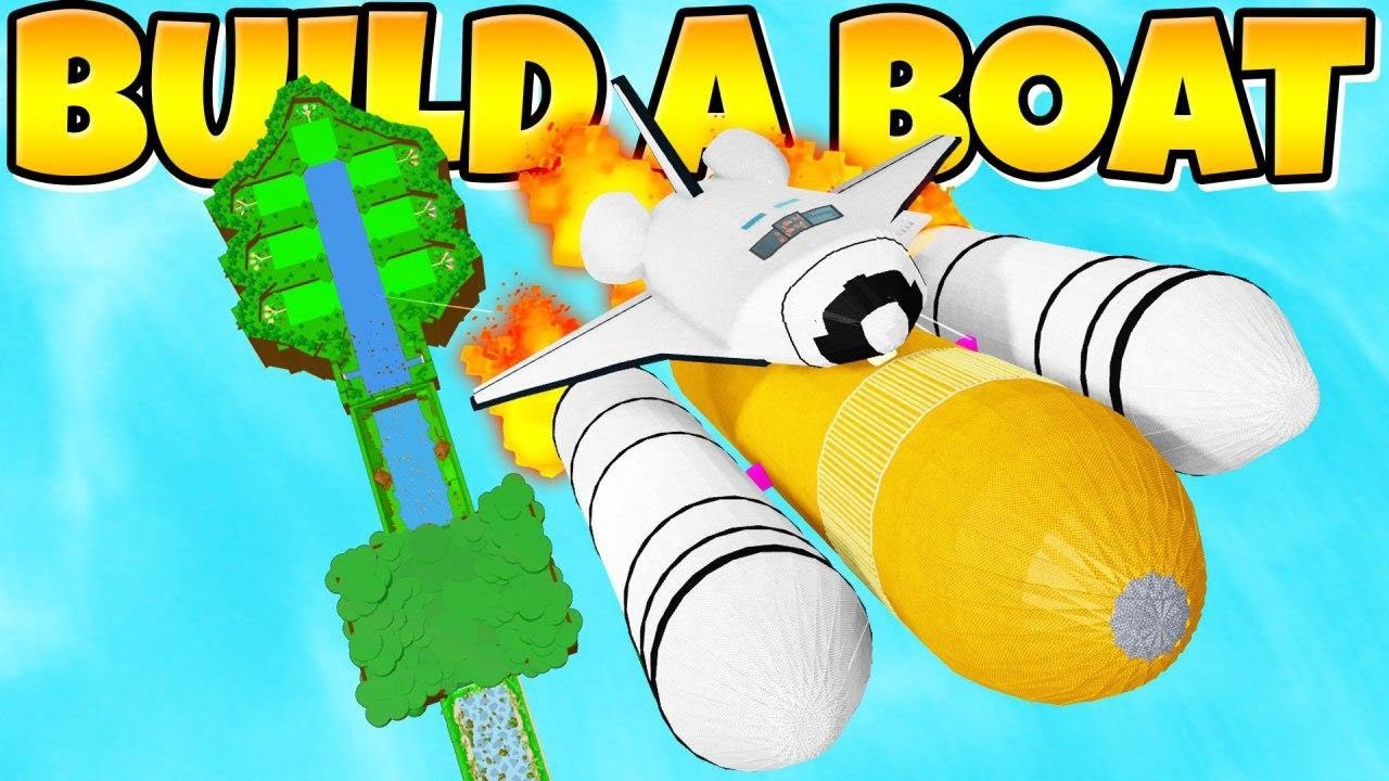 MICRO BLOCK NASA ROCKET In Build a Boat! 🚀