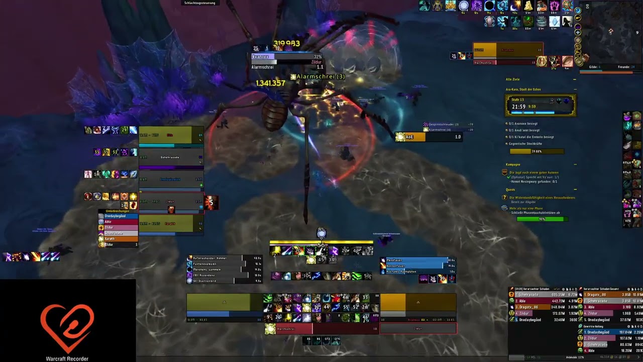 TWW S3 Mythic + | Balance Druid - Ara Kara, City of Echoes +13 +1