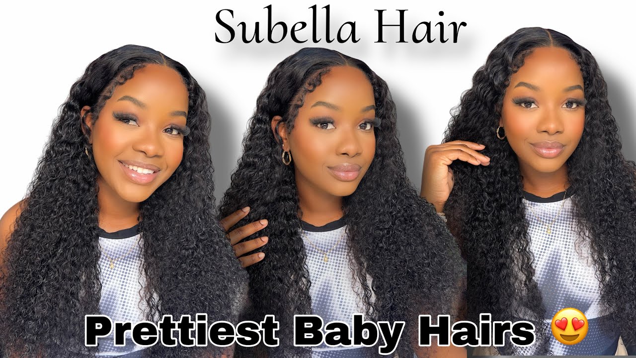 Kinky Curly Wig w/ Pre-made | Easy to Install and Affordable Ft Subella Hair