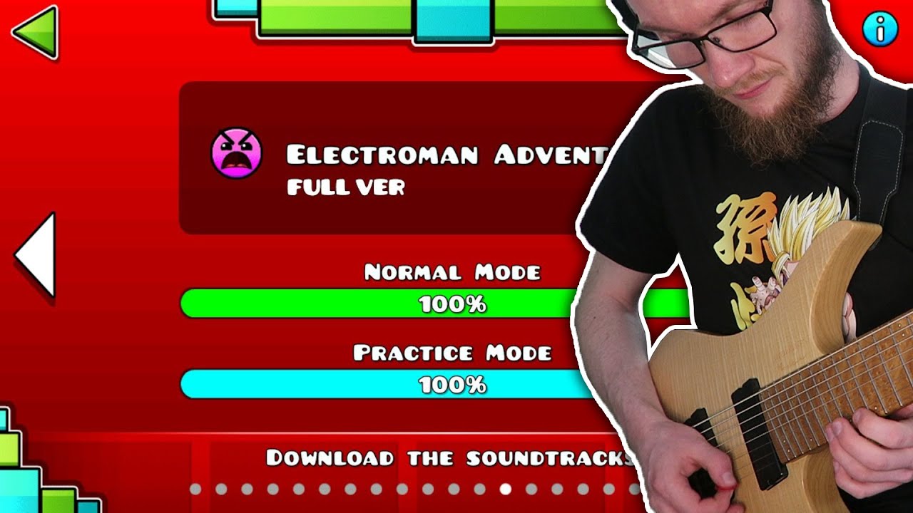 Geometry Dash - Electroman Adventures [EDM meets Rock Guitar]