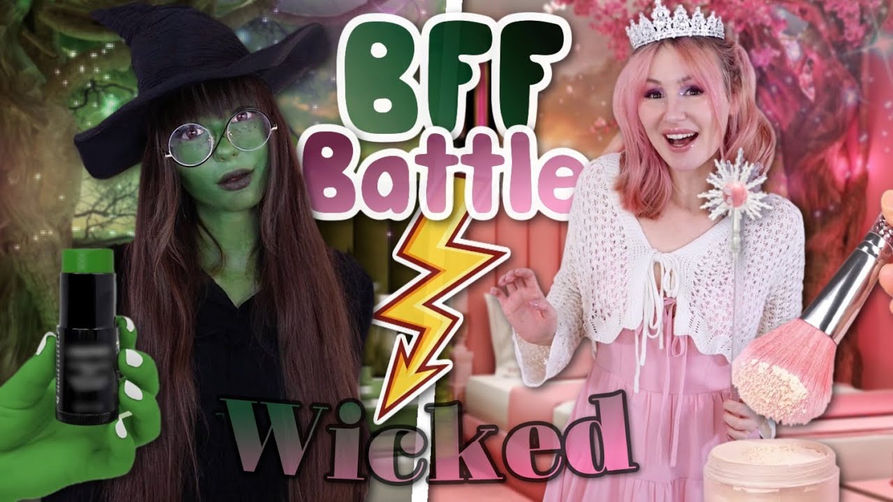 BFF Battle ⚡️ Verkleiden wie WICKED Glinda und Elphaba 🩷💚
