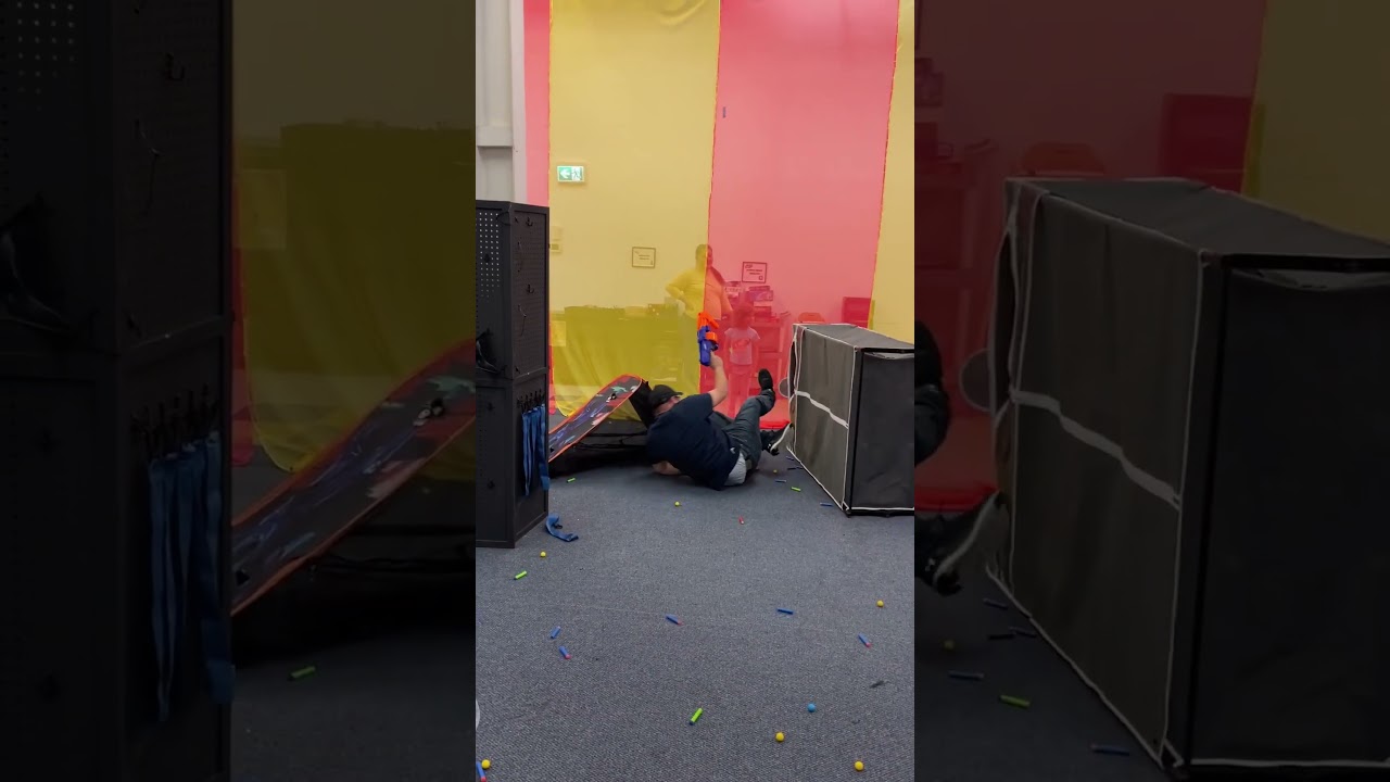 1 of 3 epic Nerf battles/parties I ran this weekend at Offline Boardgame Cafe in Saint John NB 🇨🇦