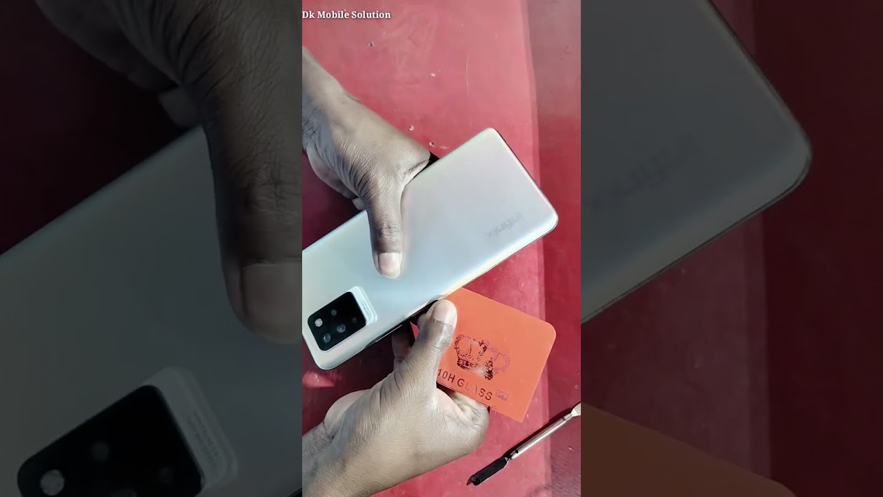Infinix Note 10 Pro Back Panel Open