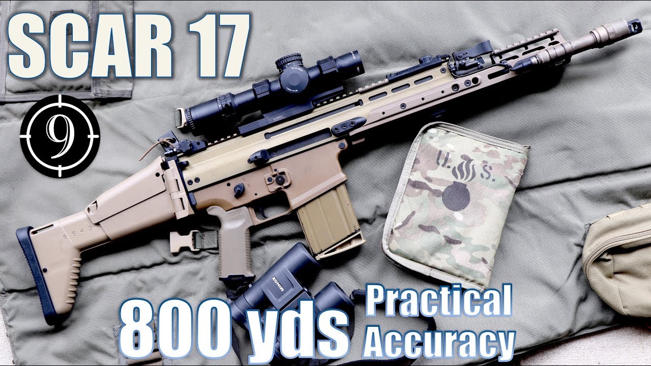 FN SCAR 17 на 800 ярдов: практическая точность (Mk17 и базовая модель для Mk20)