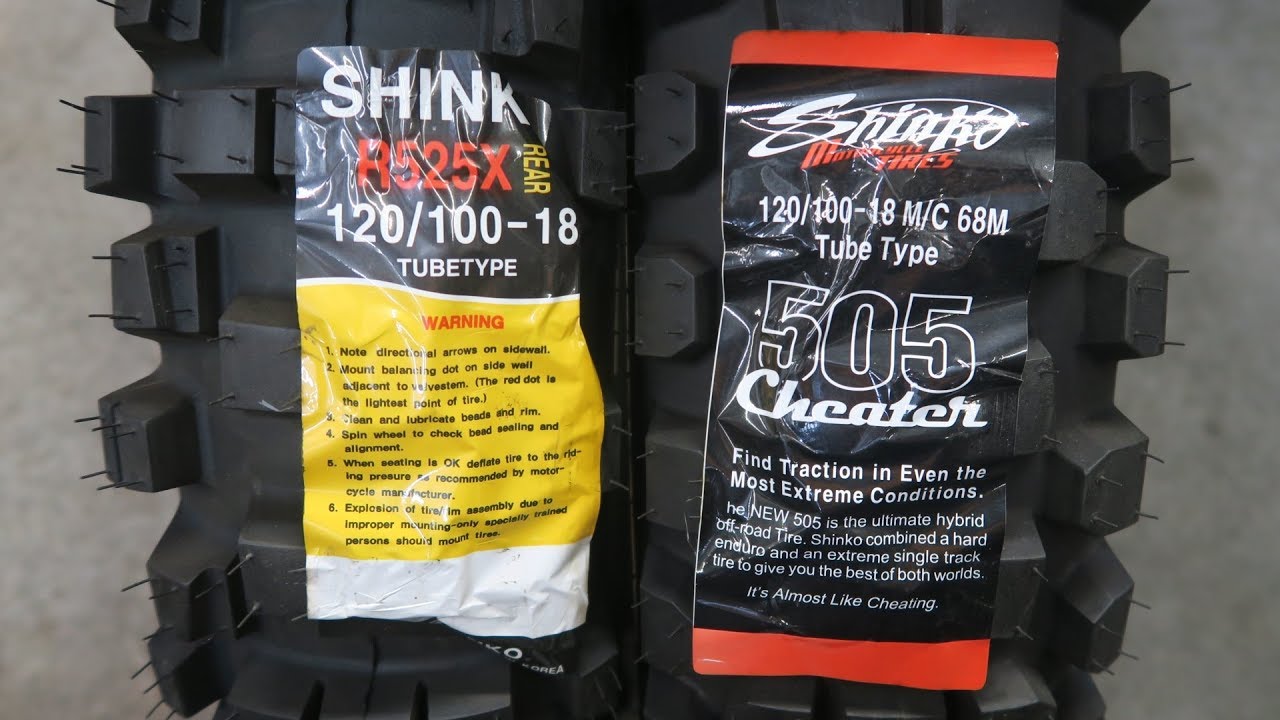 Shinko 525X & 505 Cheater Comparison