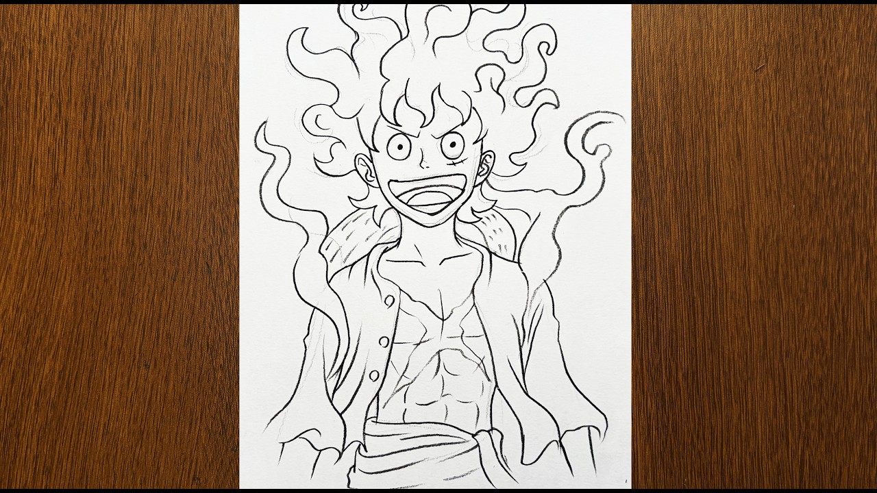 How to Draw Luffy Gear 5 | Epic One Piece Anime Drawing