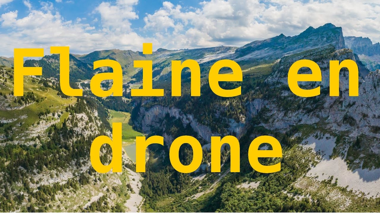 Station de flaine en drone