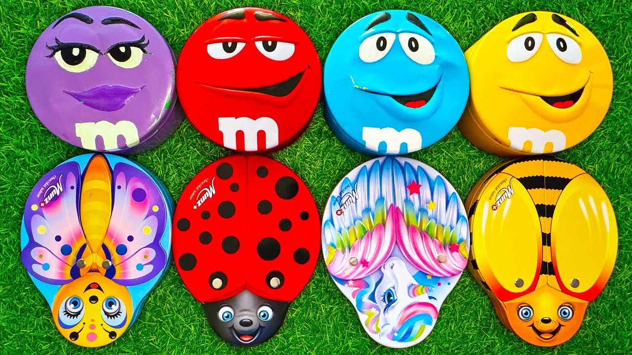 Satisfying Video | Mesmerizing Unboxing Radiant M&M'S and Tasty Munz Candy From Bright Boxes ASMR