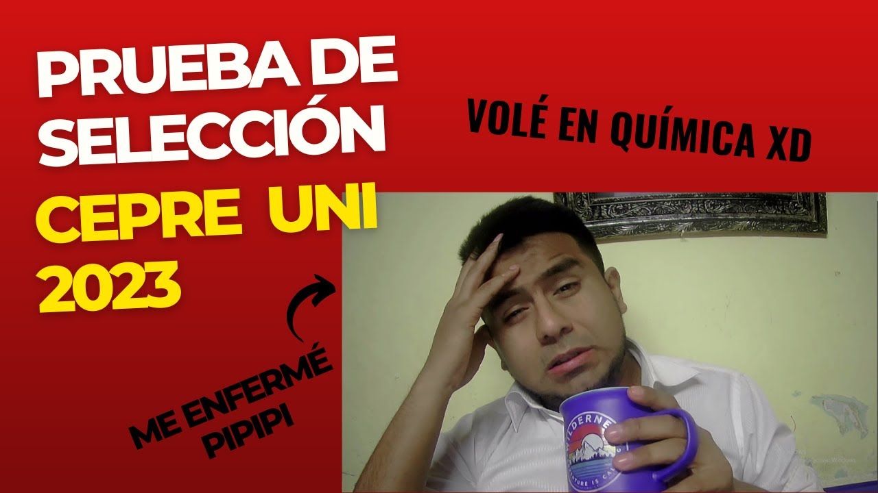 una AMANECIDOTA resolviendo la PRUEBA DE SELECCIÓN CEPRE UNI 2023-I
