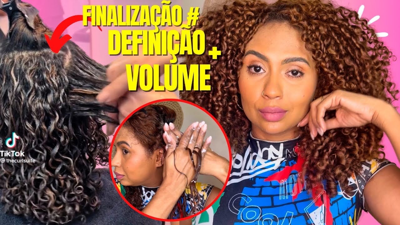 TESTEI A FINALIZA&Ccedil;&Atilde;O DO TIKTOK- FINALIZA&Ccedil;&Atilde;O DE CABELO CACHEADO - Super Pretinha