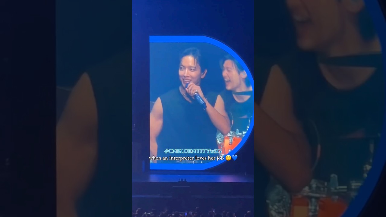 Our idols impressed by interpreter 😍#shorts #shortvideo #CNBLUENTITYinSG #CNBLUE #JungYongHwa #kpop