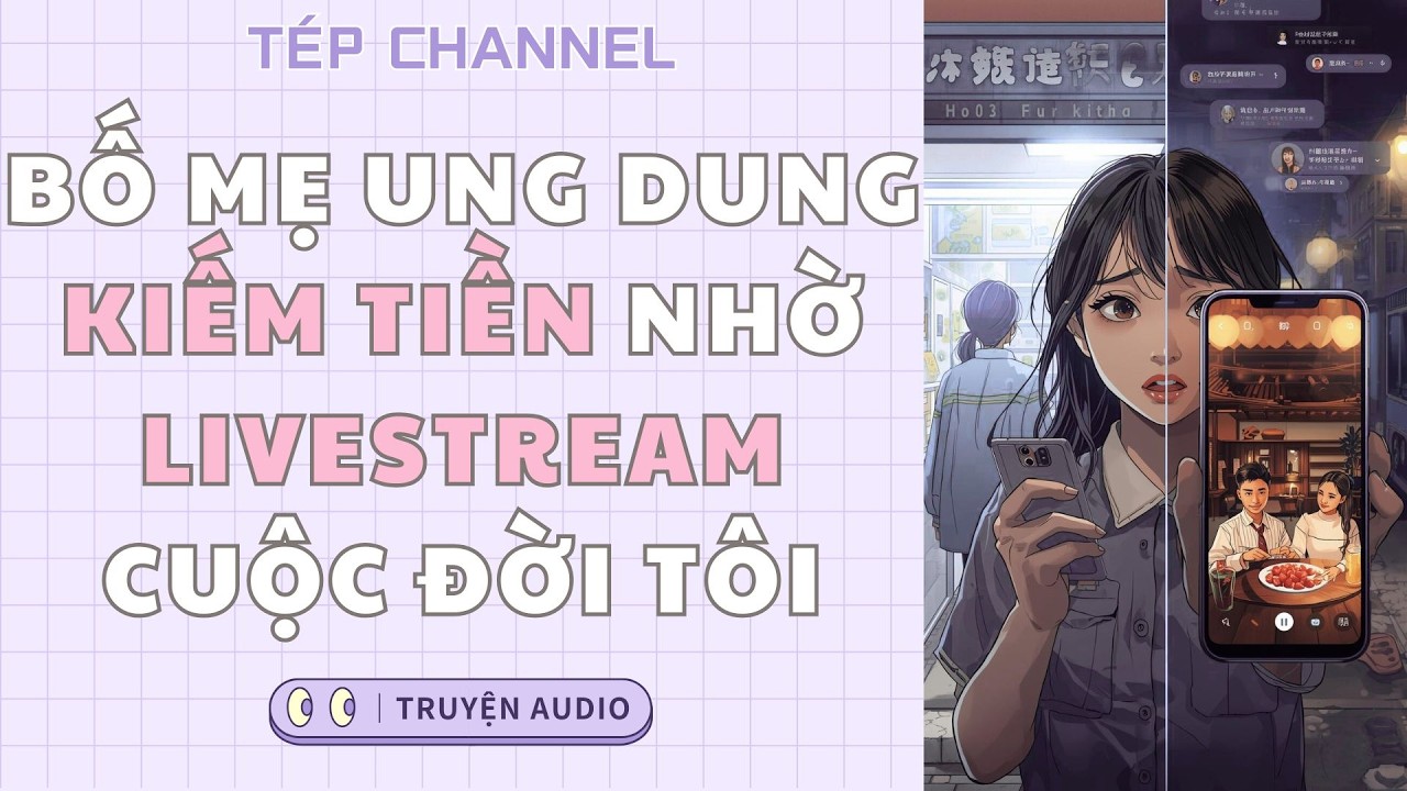 [Audio Full] Bố mẹ ung dung kiếm tiền nhờ livestream cuộc đời tôi || TÉP CHANNEL