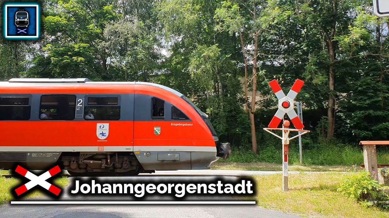 Železniční přejezd / Bahnübergang ▪ Johanngeorgenstadt (D) || 2.7.2022