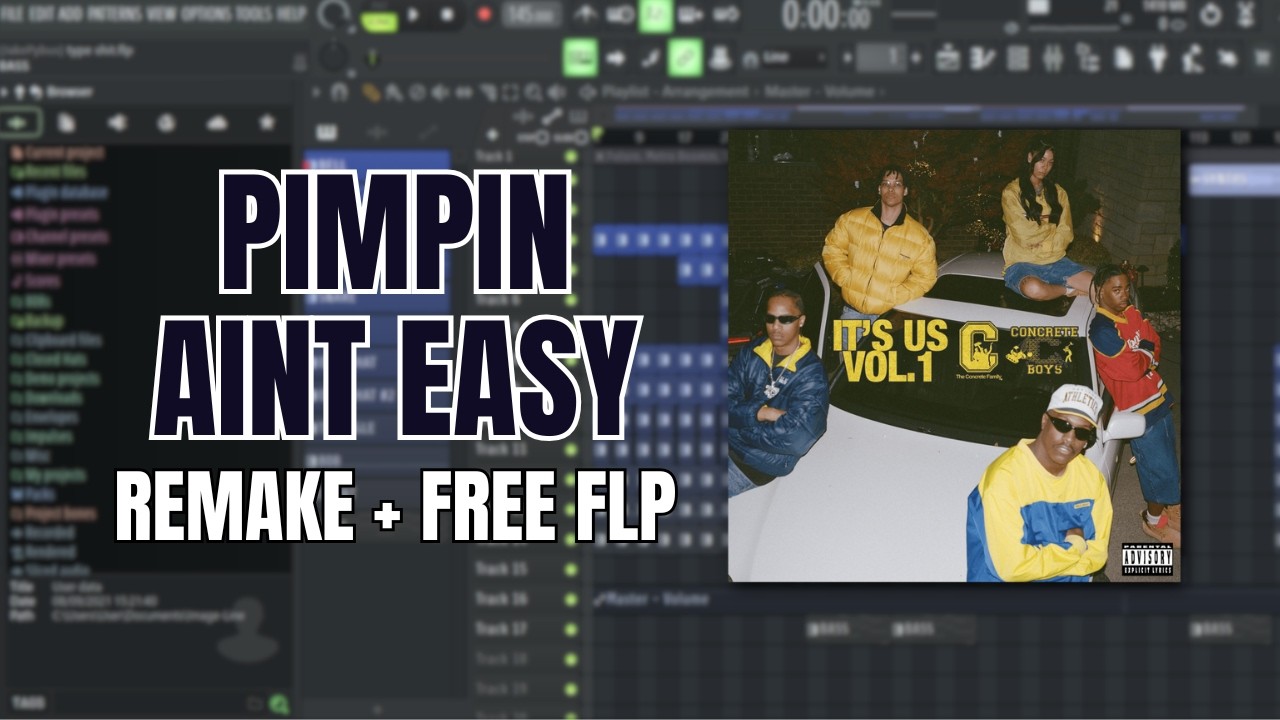 CONCRETE BOYS & LIL YACHTY - PIMPIN AINT EASY (REMAKE + FREE FLP)