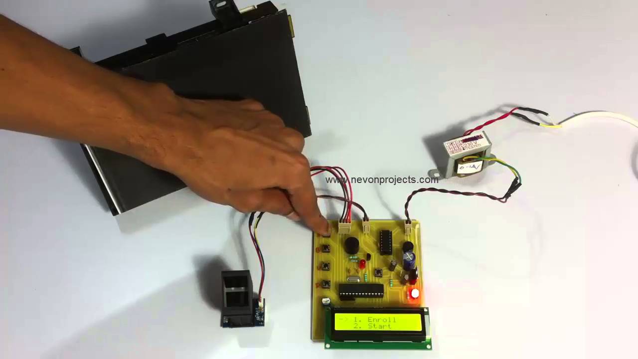 Fingerprint Based Bank Locker System
