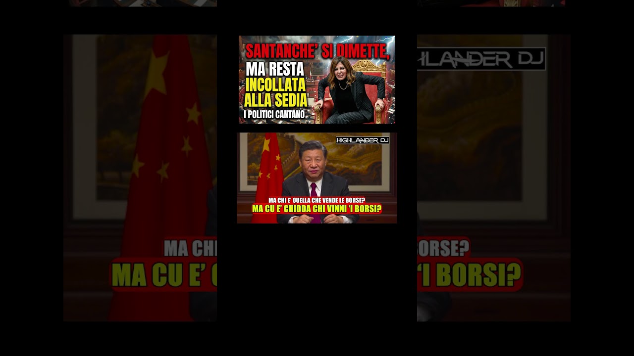 LA SANTANCHE' SI DIMETTE... MA RESTA INCOLLATA!