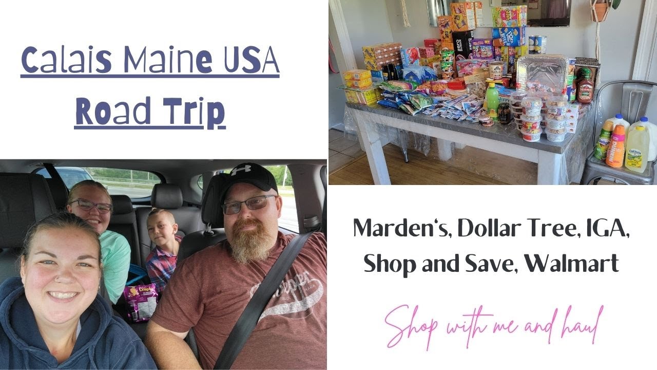 Calais Maine road trip anyone? Hitting all the stores shop with me and haul!