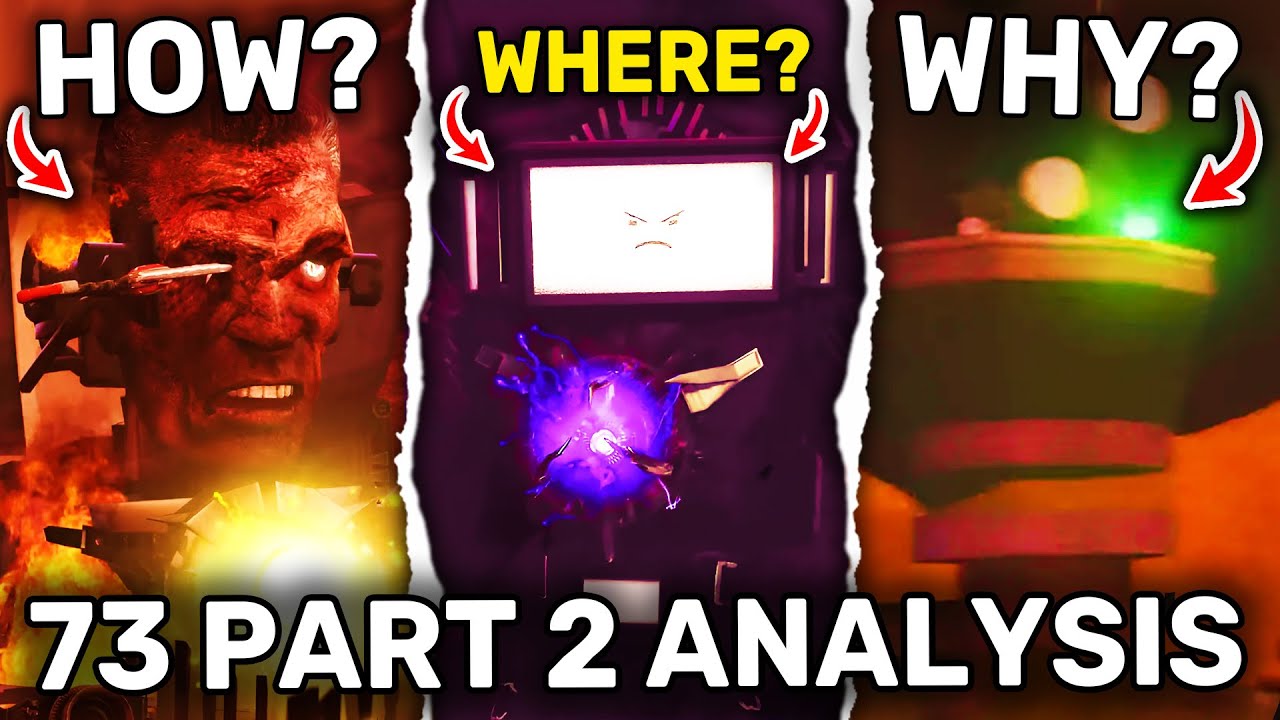 TITANS CONFRONT G-TOILET! - SKIBIDI TOILET 73 PART 2 ALL Easter Egg Analysis Theory