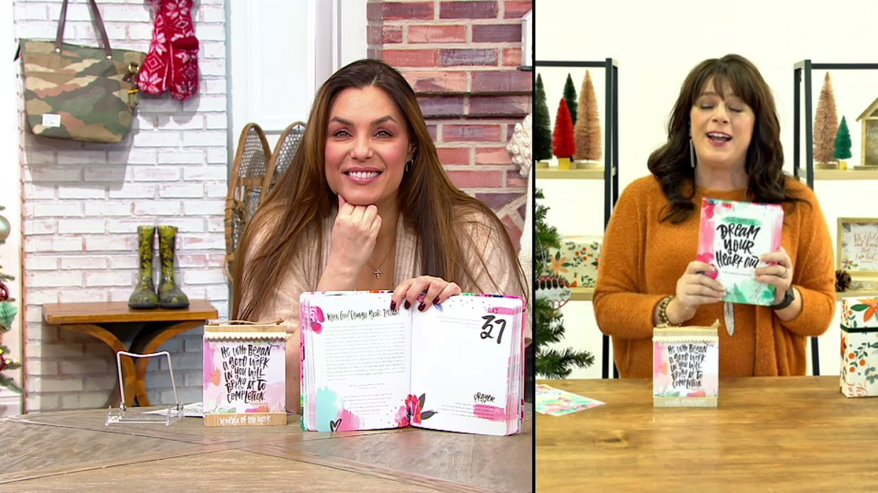 KatyGirl Words of the Week w/ 26 Prints & 100 Day Devotional on QVC