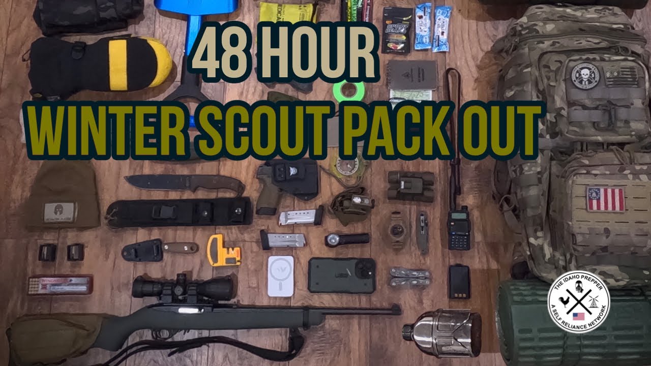 WINTERIZED SCOUT PACK OUT - DEEP FOREST EDITION - EDC & BUGOUT GEAR - 10 C&rsquo;s OF SURVIVAL - #shtf