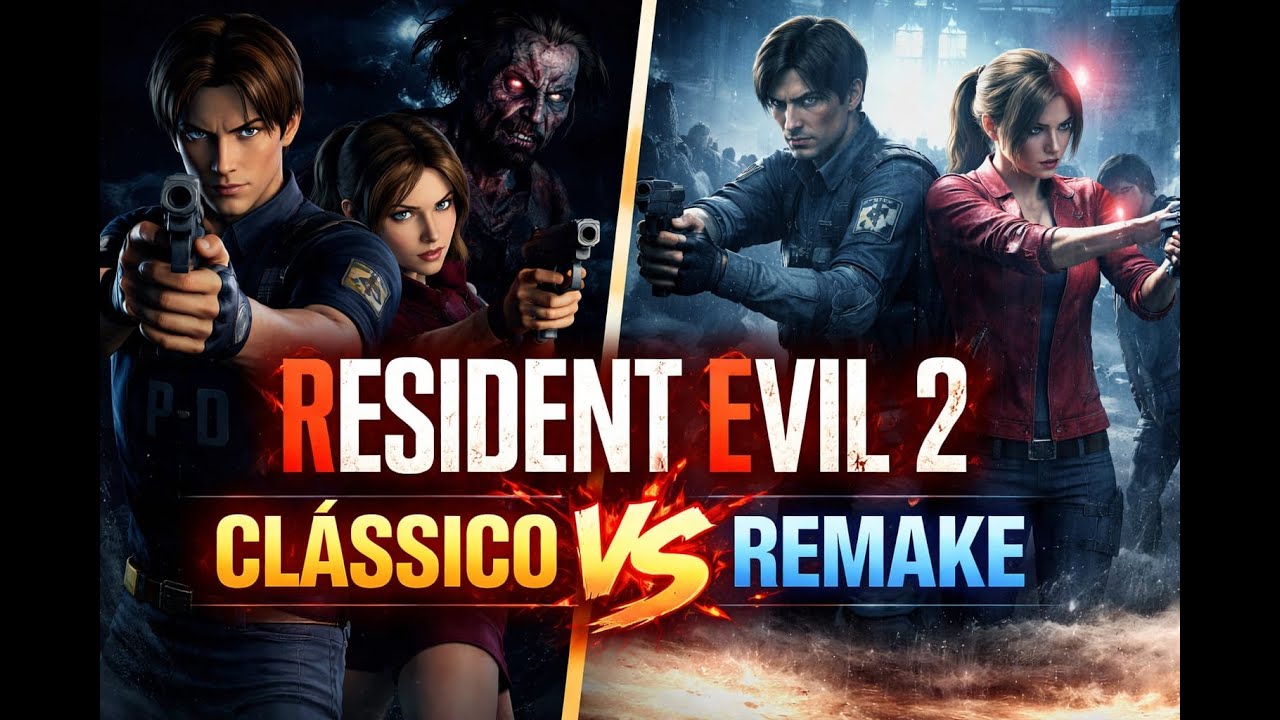🎮💀 RESIDENT EVIL 2  CLÁSSICO + RE2 REMAKE 🔥