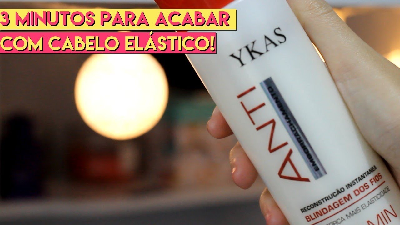 SALVANDO cabelo el&aacute;stico em 3 minutos! | Antiemborrachamento Ykas