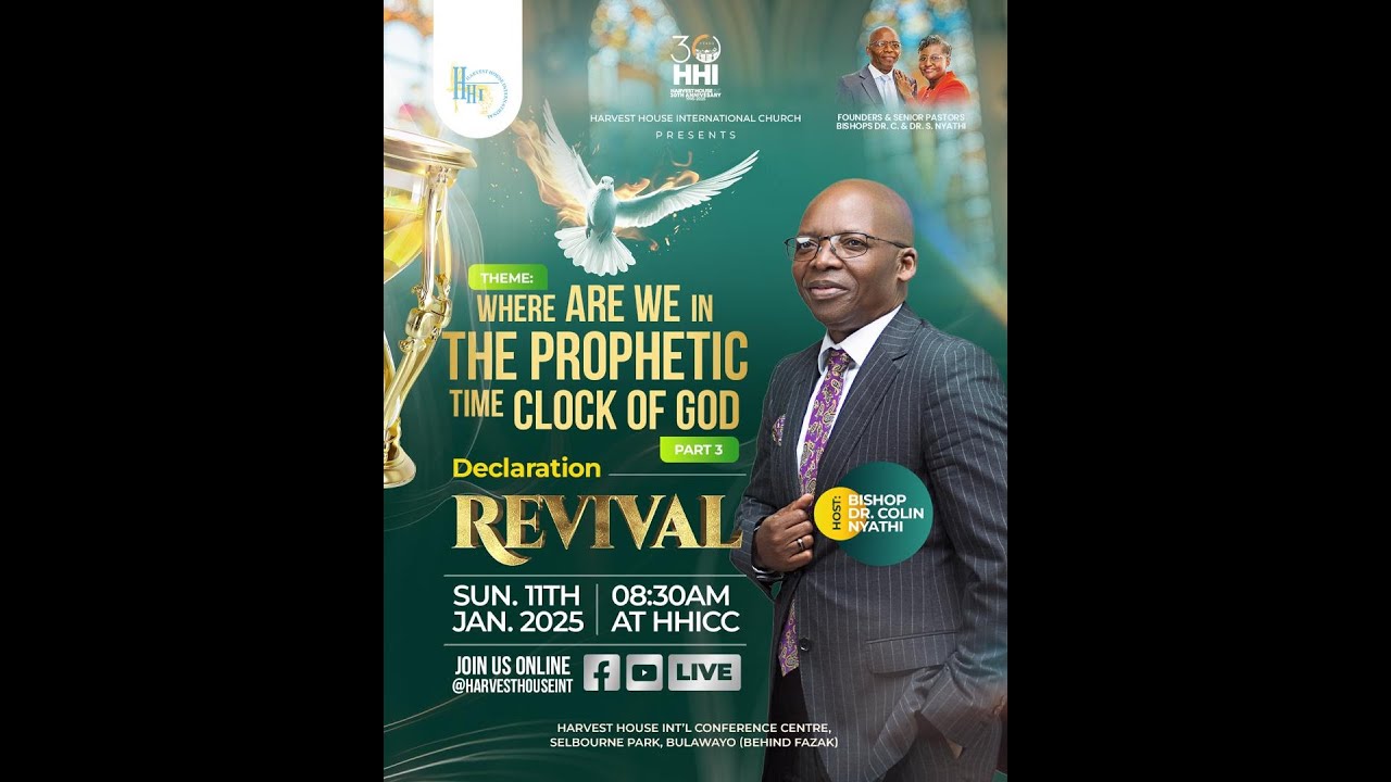 Bishop DR. C. Nyathi - Where are we in the prophetic time clock of God (part 3) ?
