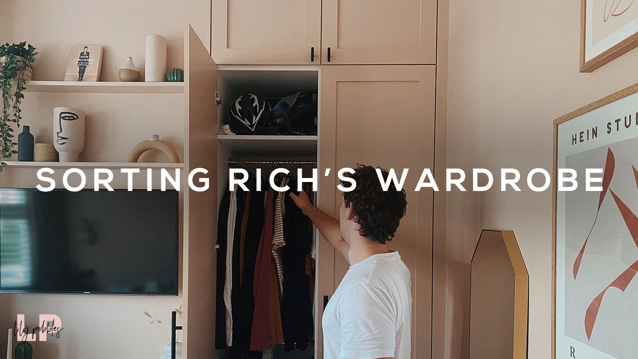 HELPING MY HUSBAND ORGANISE & REFRESH HIS WARDROBE | Lily Pebbles