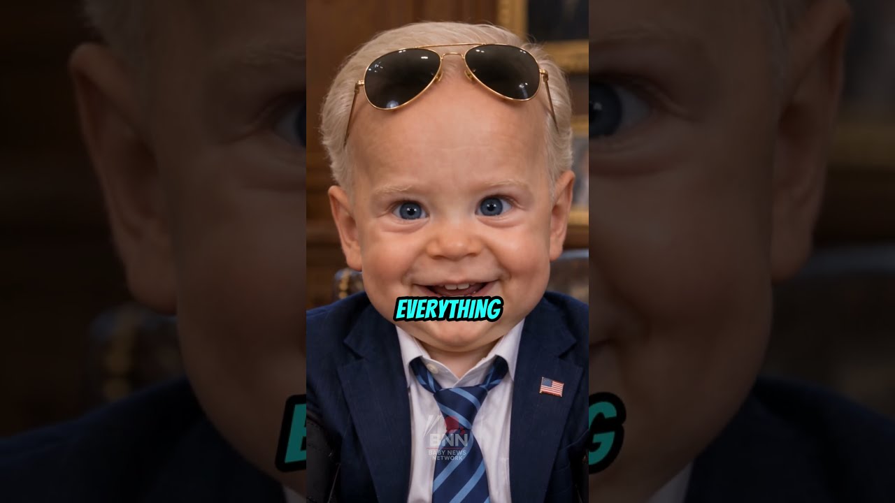 Baby Trump Puts Baby Biden On A Lie Detector 🤥