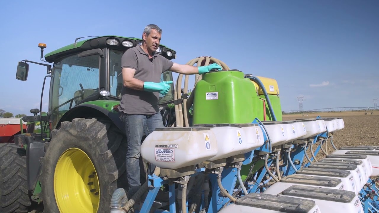 Désherber sur le rang au semis - Témoignage de Jean-Michel Gourjux (agriculteur)