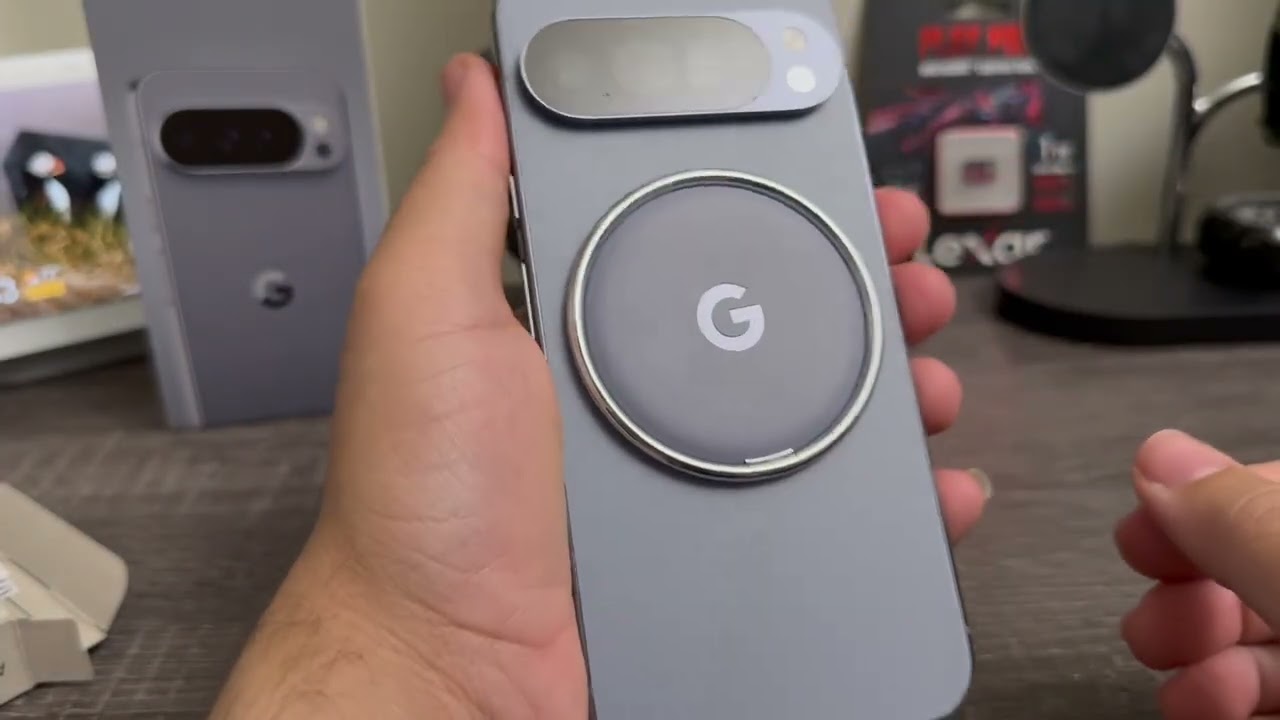 Распаковка подставки Google Pixelsnap Ring