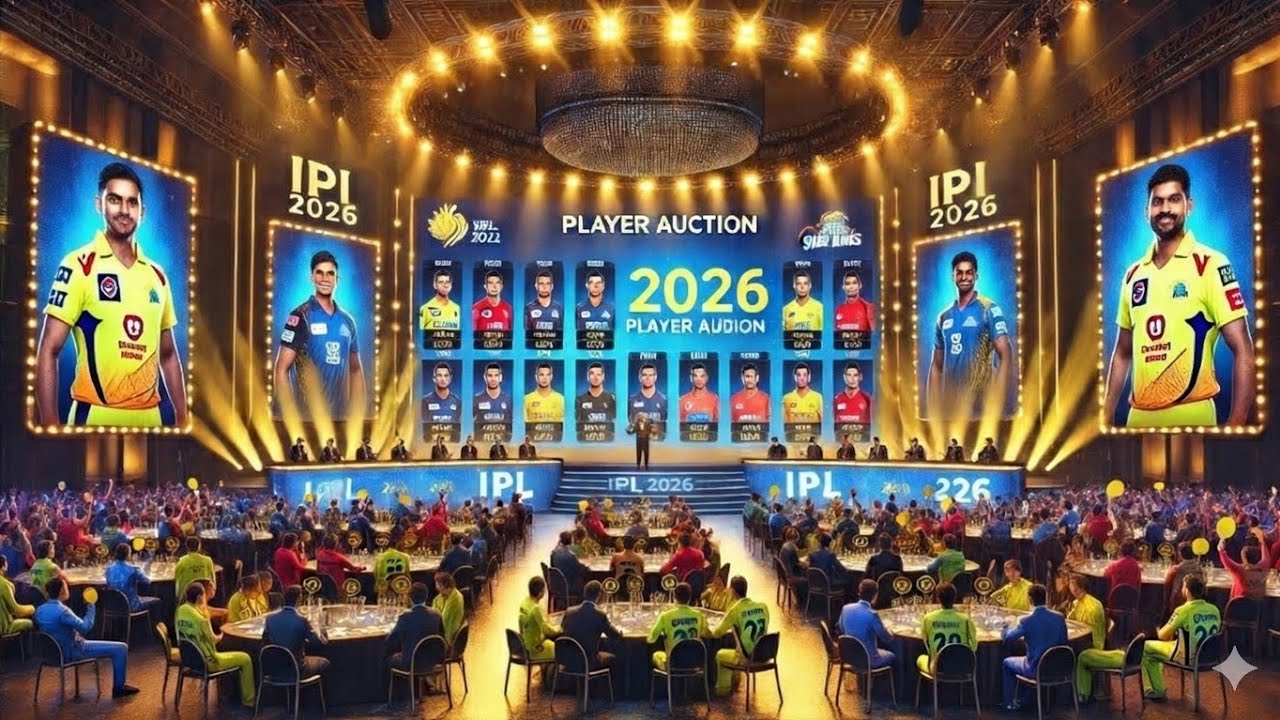 Tata IPL Auction 2026 | CSK Full Player List | Chennai Super Kings Squad | IPL 2026 Auction #ipl