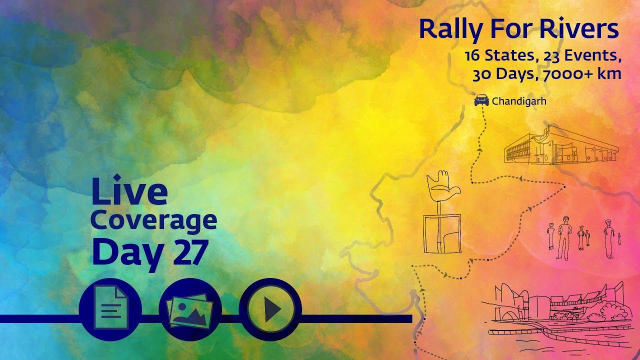 Rally for Rivers - Day 27 - Chandigarh | Sadhguru