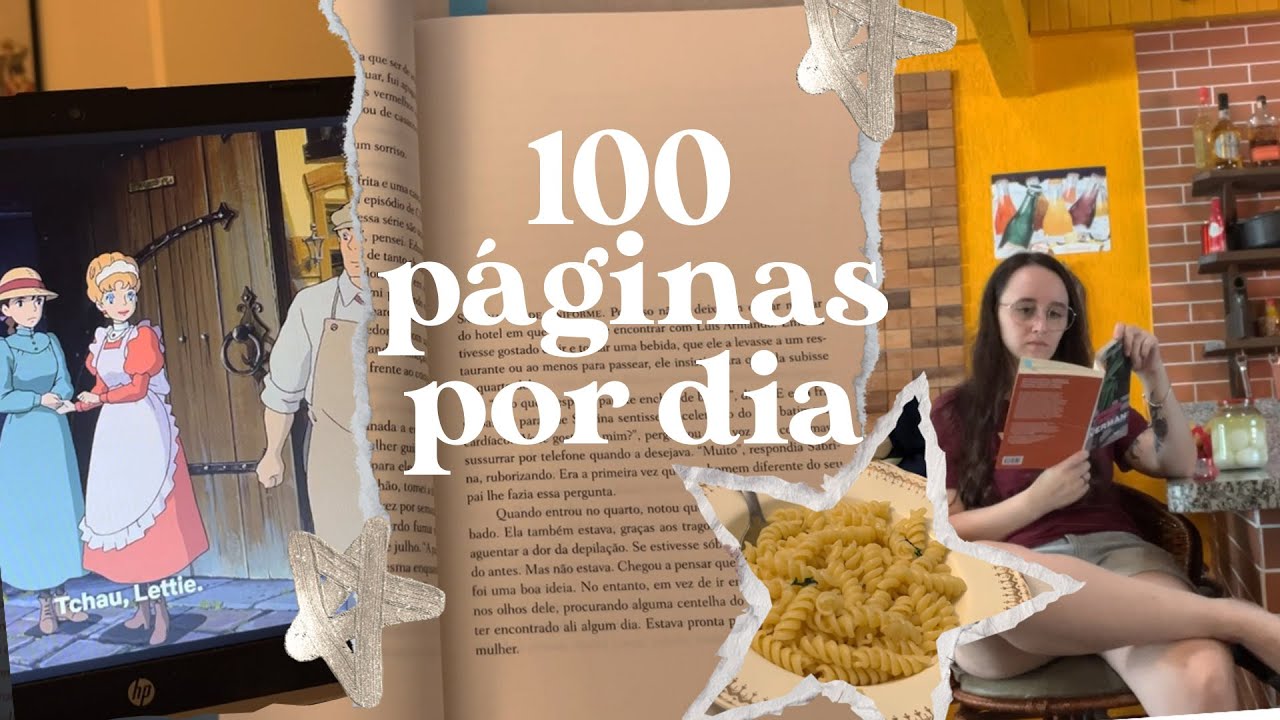 tentei ler 100 páginas por dia durante uma semana 📖