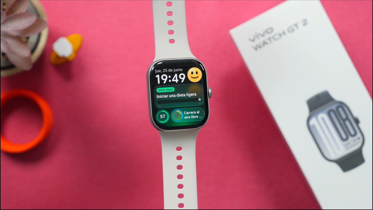 vivo Watch GT 2 con 25 d&iacute;as Bater&iacute;a, GPS y pantalla GIGANTE | GadBox4K