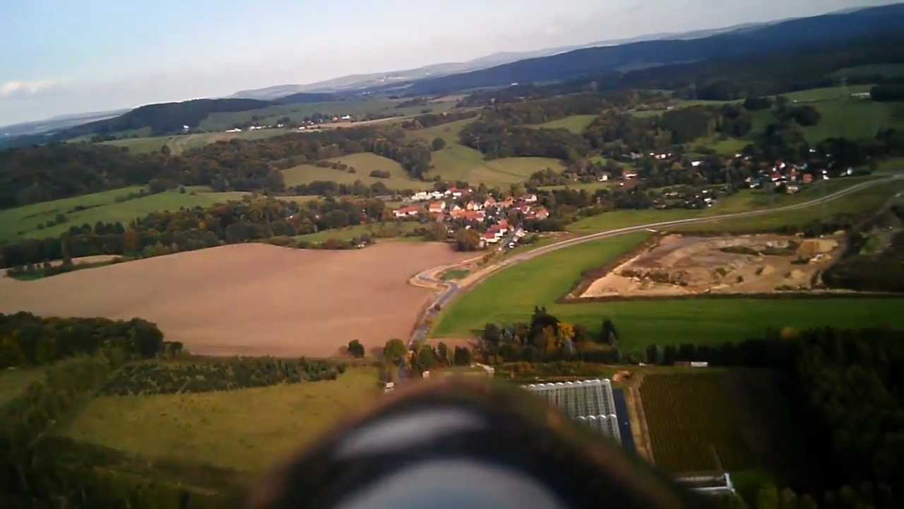 Graupa aus dem Flugmodell - Segelflug am Borsberghang