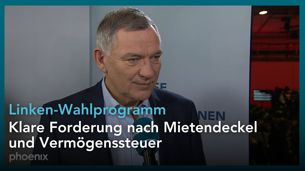 Parteitag Die Linke: Jan van Aken (Co-Spitzenkandidat) im Interview | 18.01.25