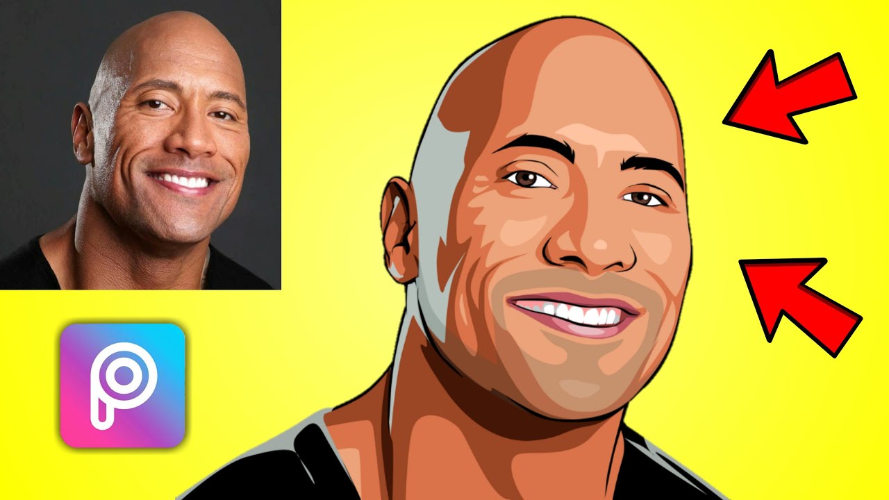 How to Cartoon Yourself on Mobile || Picsart Tutorial