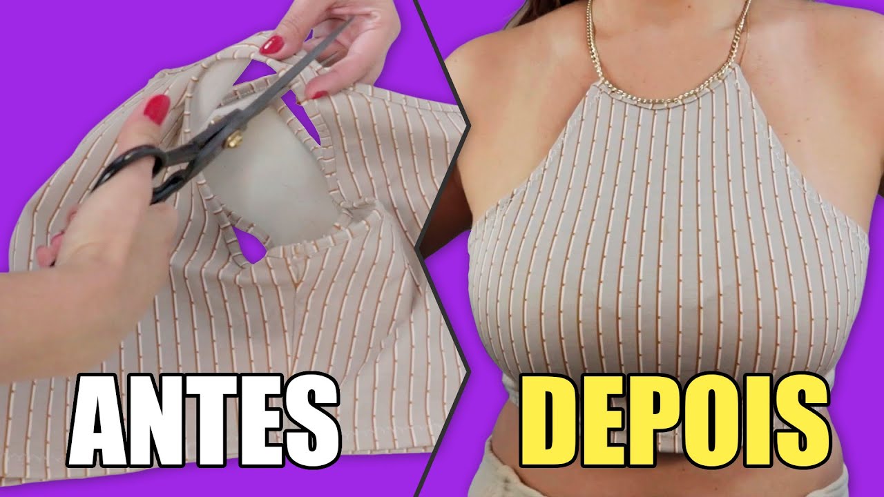 3 DIYs de CUSTOMIZAÇÃO de BLUSAS que VOCÊ PRECISA Tentar Agora! LOOKS INCRÍVEIS em 3 Passos