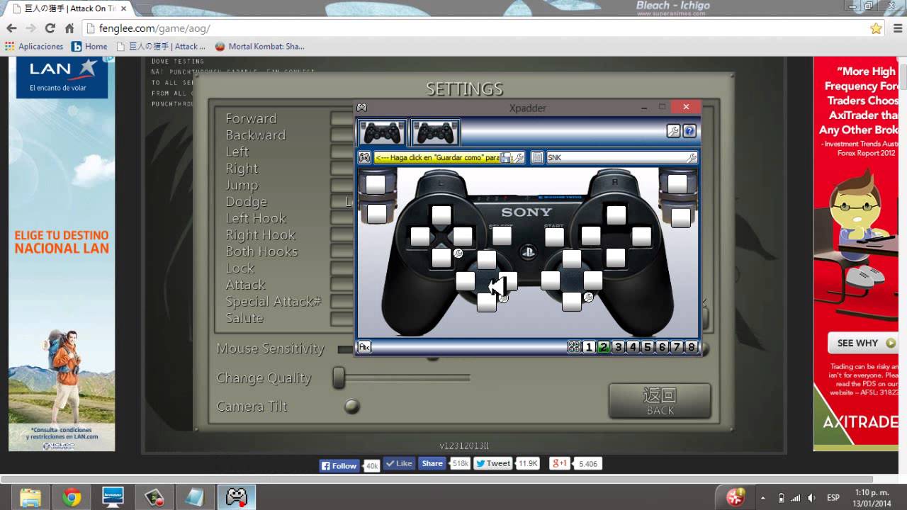 TUTORIAL Xpadder Para cualquier juego