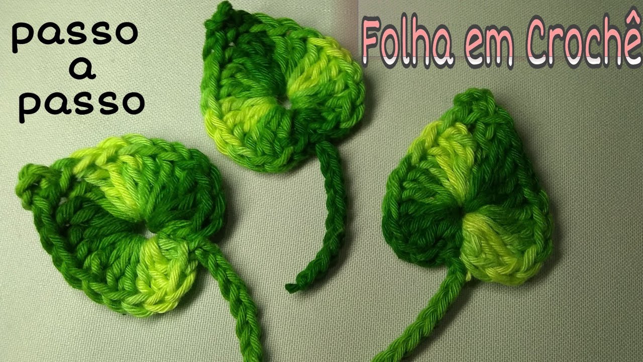 FOLHA DE CROCHÊ