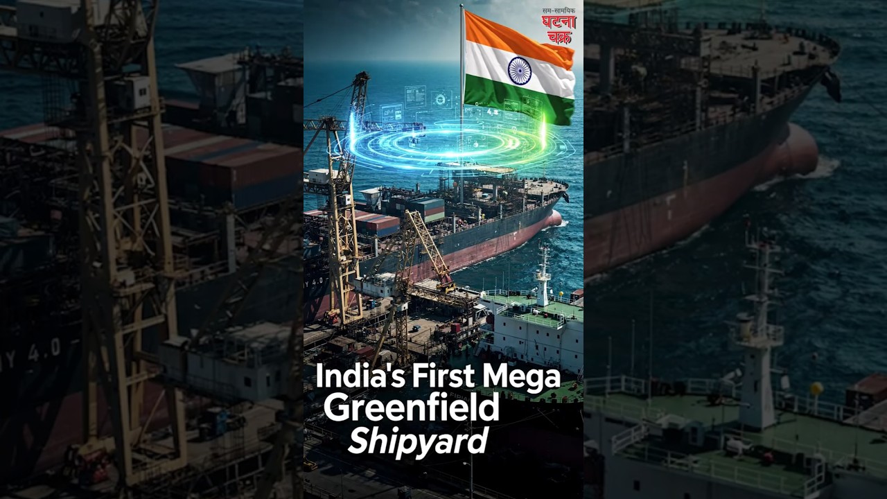 India is set to build its first Mega Greenfield Shipyard at Tuticorin, Tamil Nadu!