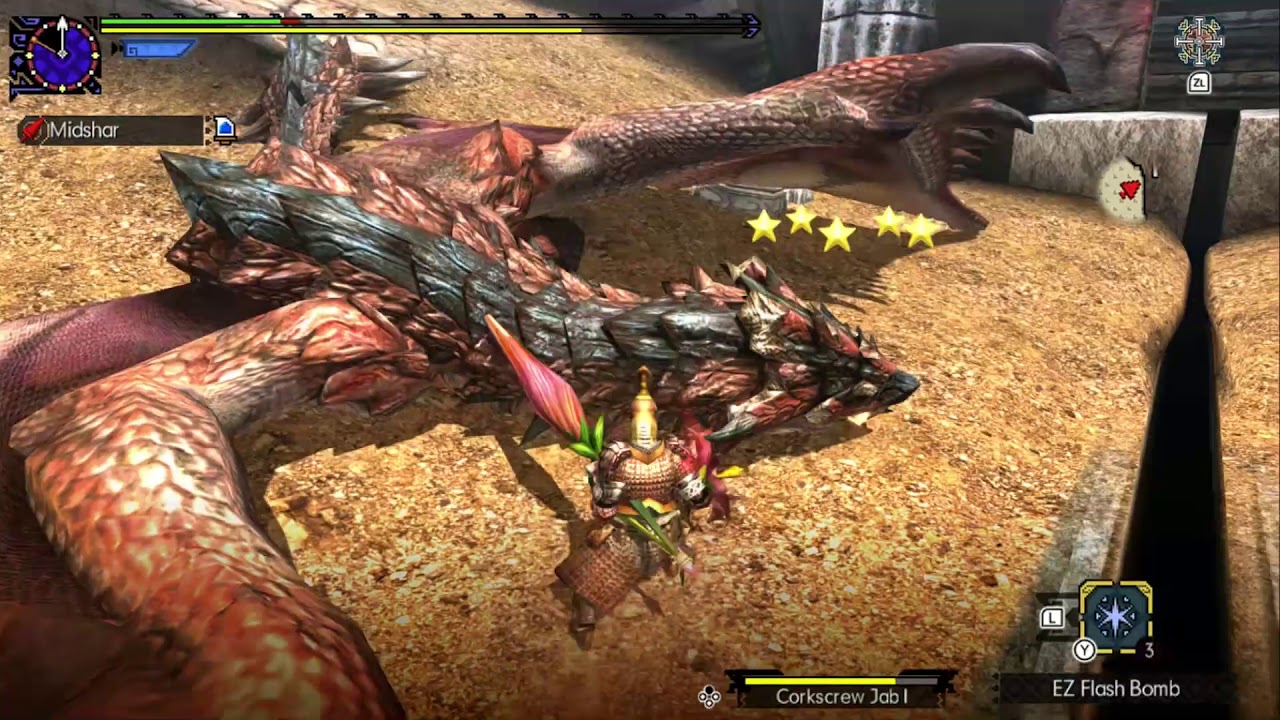 Arena Rathalos Solo S Rank(Lance) (Mhgu/Mhxx) Monster Hunter Generation Ultimate