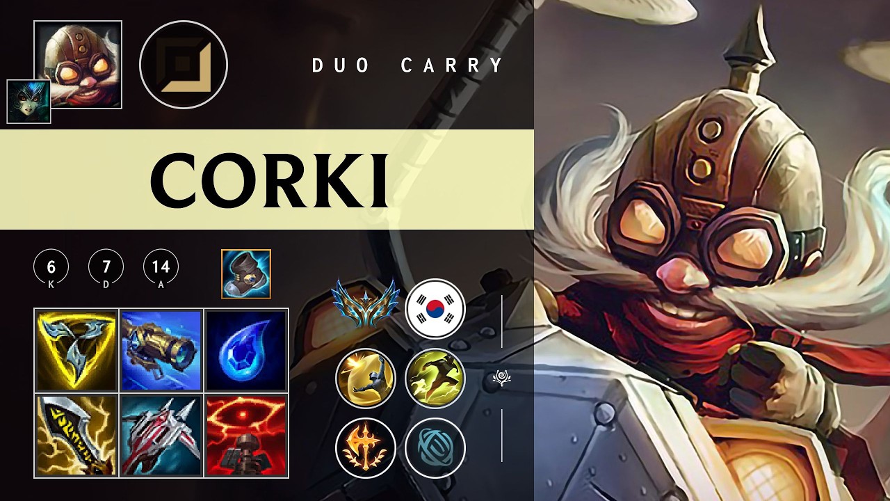 Corki ADC vs Vex - KR Challenger Patch 26.05
