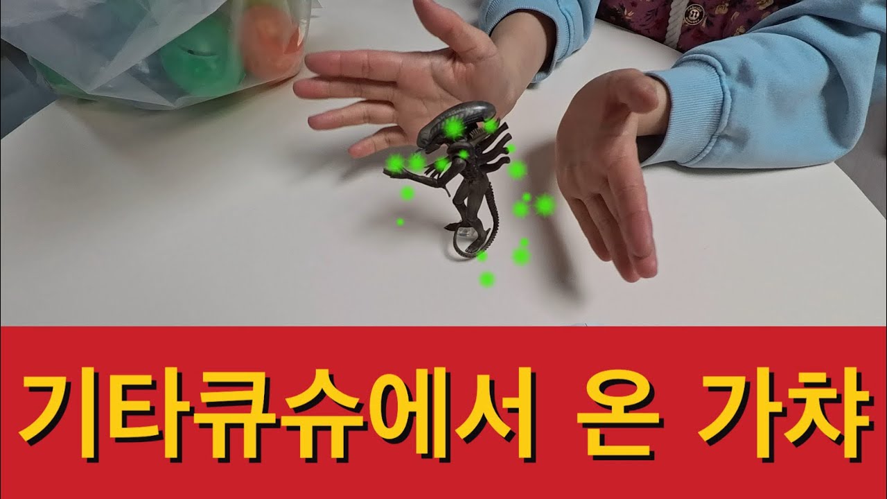 기타큐슈에서 온 가챠 개봉하기