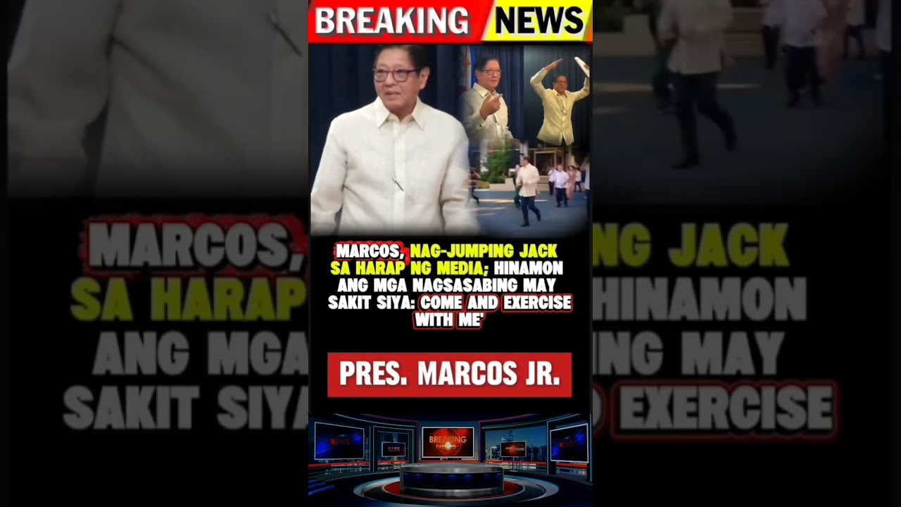 &ldquo;COME TO THE GYM WITH ME!&rdquo; 💪 Ferdinand Marcos Jr., NAG-JUMPING JACKS SA HARAP NG MEDIA!